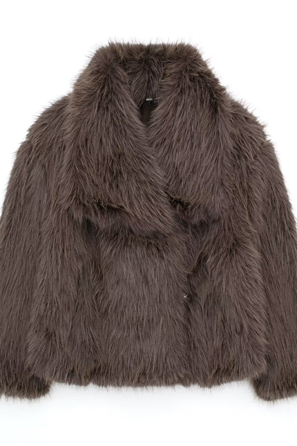 Fluffy varm og tykkere vinterjakke