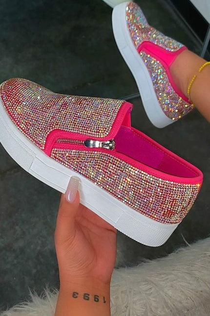Rhinestone Casual Sko