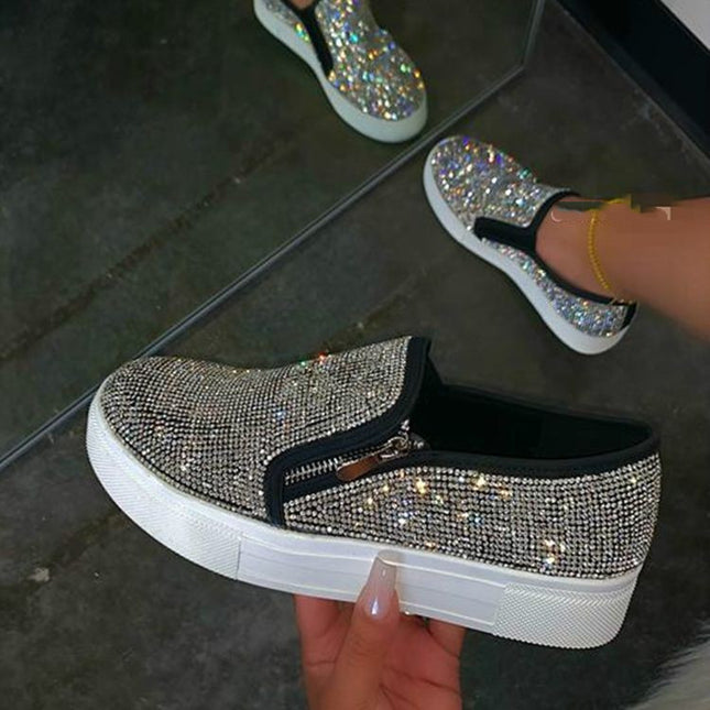 Rhinestone Casual Sko