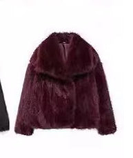 Fluffy varm og tykkere vinterjakke