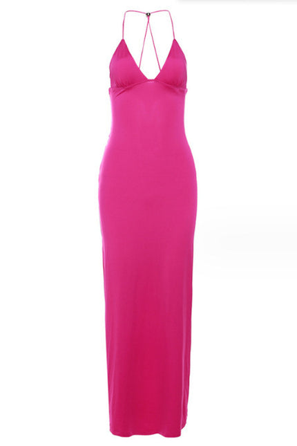 Floral Straps Butterfly Back Dress