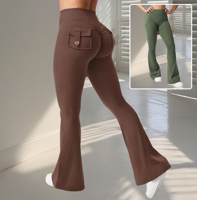 Slanke høymidje-leggings med rumpeløfting