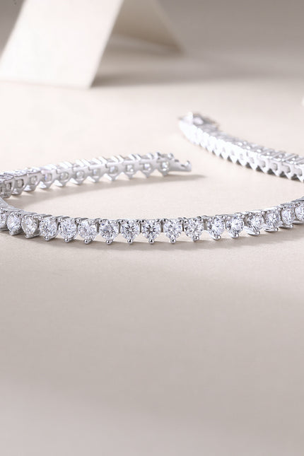 Mark Luxury Mosan Diamond S925 sølvarmbånd sammenlignbart med naturlige diamanter 