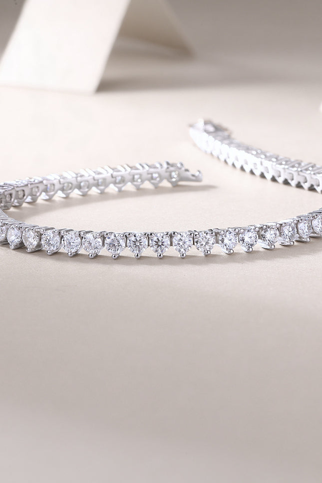 Mark Luxury Mosan Diamond S925 sølvarmbånd sammenlignbart med naturlige diamanter 