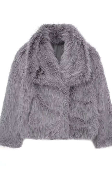 Fluffy varm og tykkere vinterjakke
