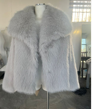 Fluffy varm og tykkere vinterjakke