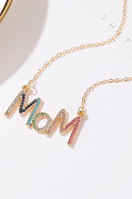 MOM Letter Necklace