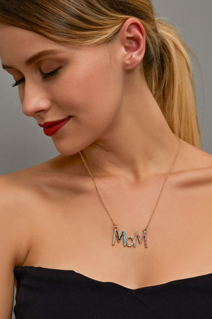 MOM Letter Necklace