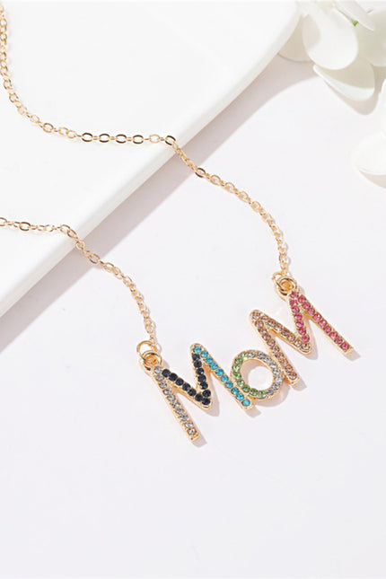MOM Letter Necklace